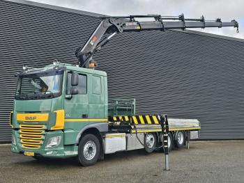 DAF XF 460 8x2 / HIAB CRANE + REMOTE / KRAN / GRUA